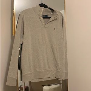 Polo Quarter Button-Up sweater - men’s